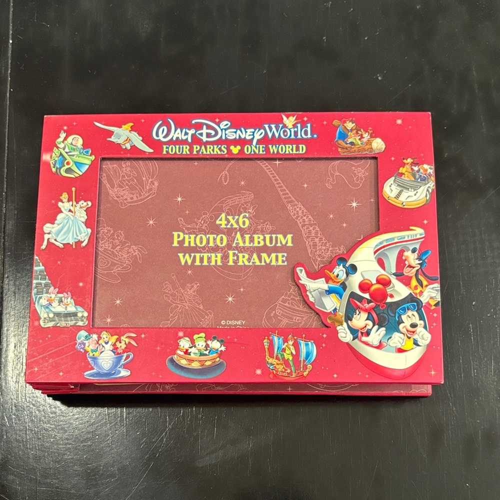 Disney Red Photo Album with Characters